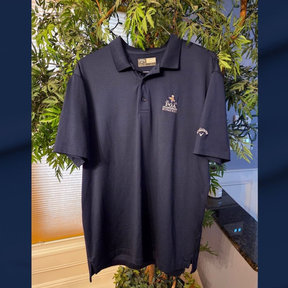 Callaway 2019 PGA Championship Bethpage Black Golf Polo With Opti Dri